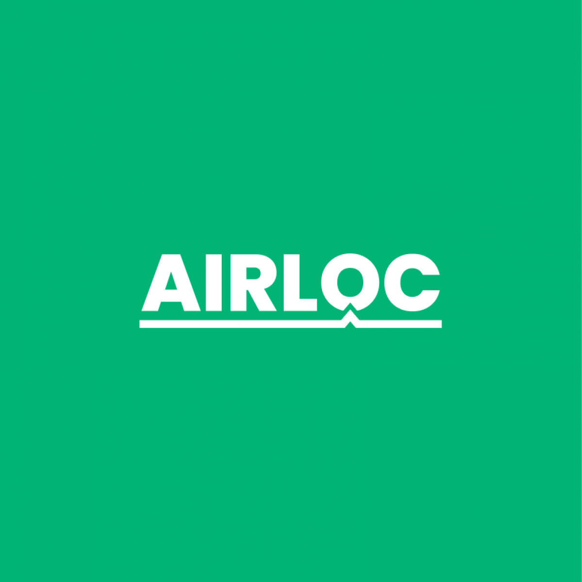 Airloc brand logo designed by Squareone