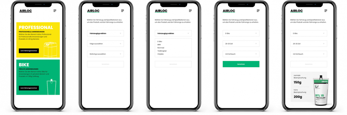 Airloc app designed by Squareone