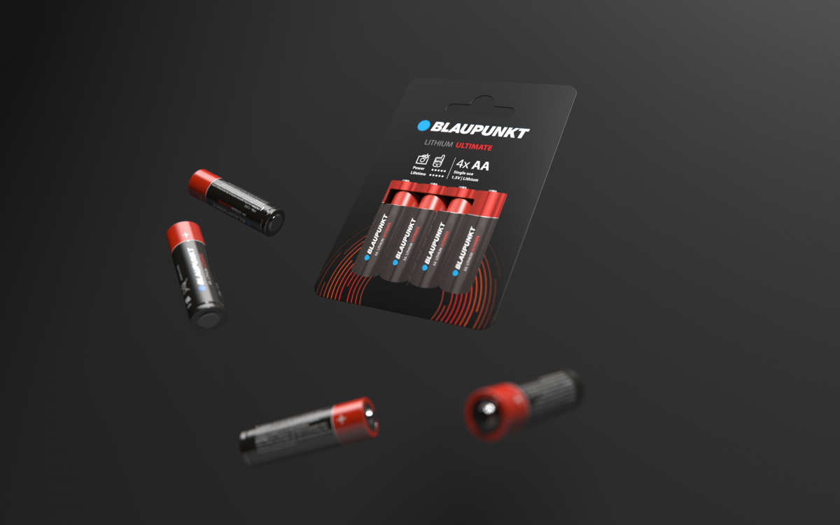 Energetic and outstanding packaging design by Squareone for Blaupunkt