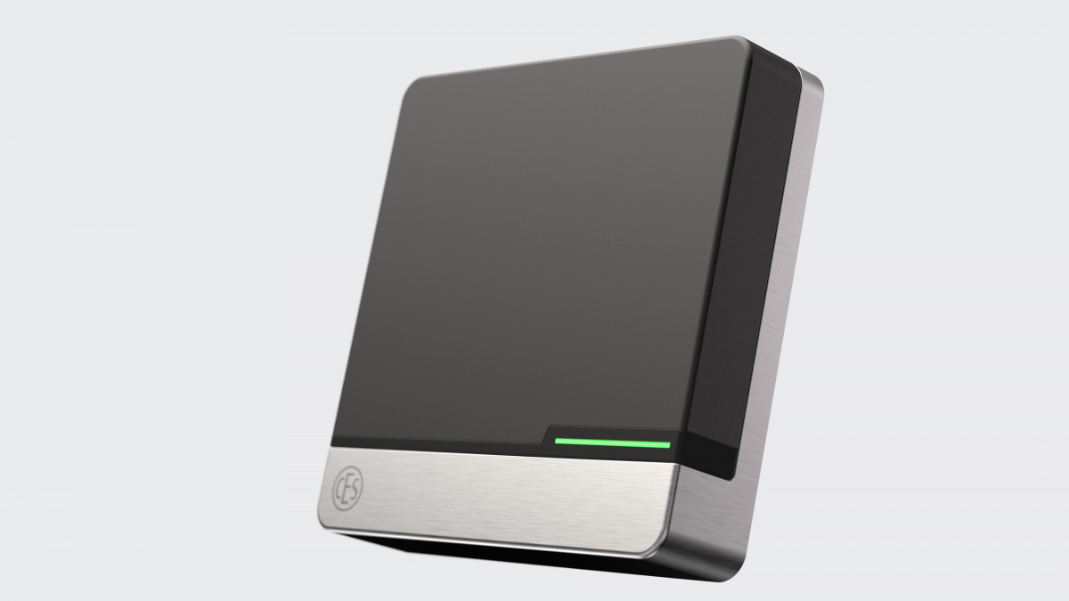 The wall terminal of the CESentry locker system by CES was designed by Squareone