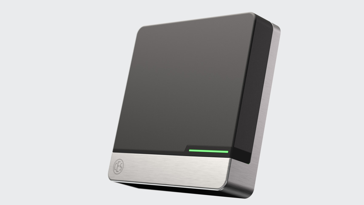 The wall terminal of the CESentry locker system by CES was designed by Squareone