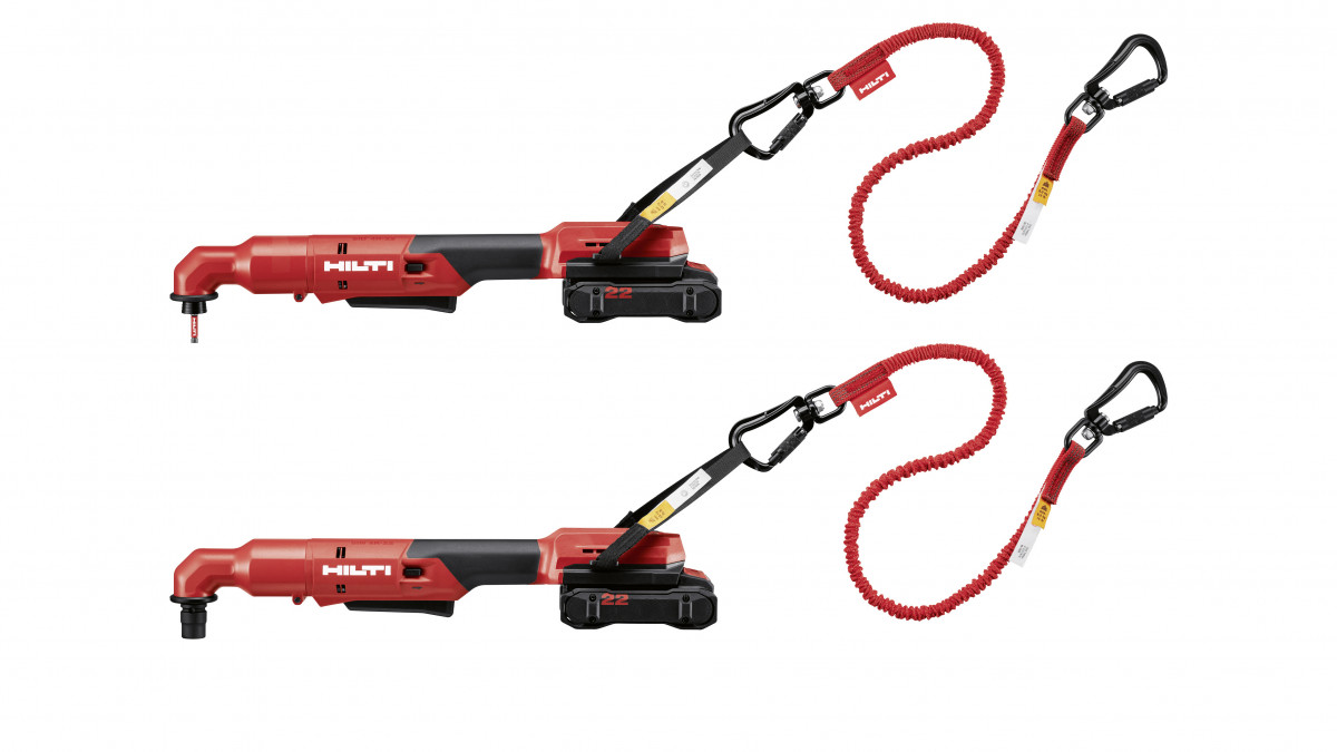 Winkelschlagschrauber Hilti SIW 4R-22 und Hilti 4R-22 mit Sicherheitskabel