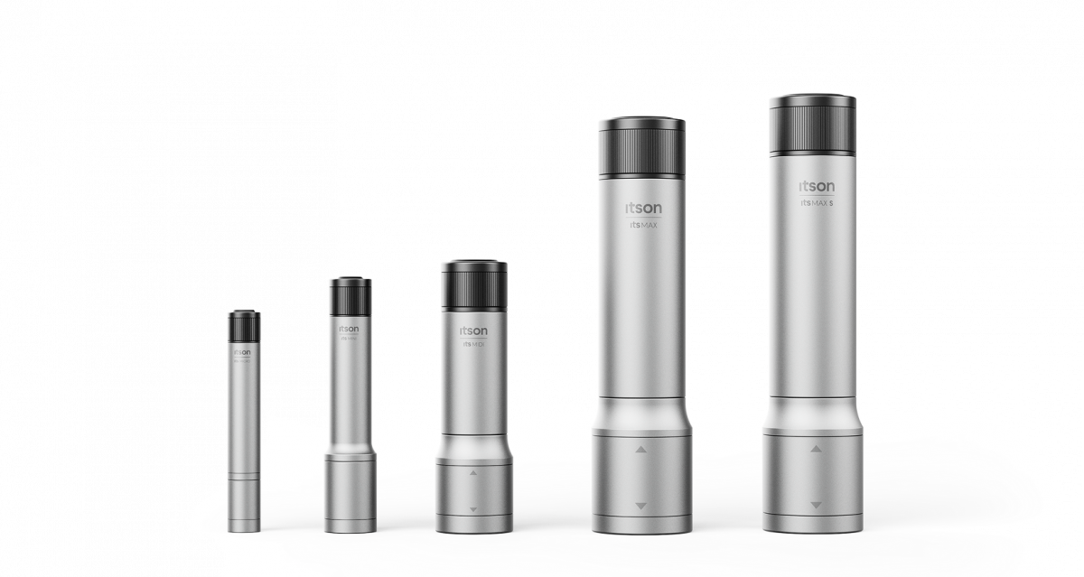 Five sizes and volumes in the itson torch family