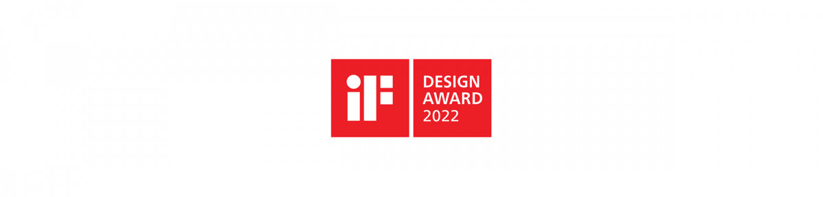 iF Award Logo 2022, das Remmert für das FTS gewonnen hat - unterstützt durch das Design von Squareone