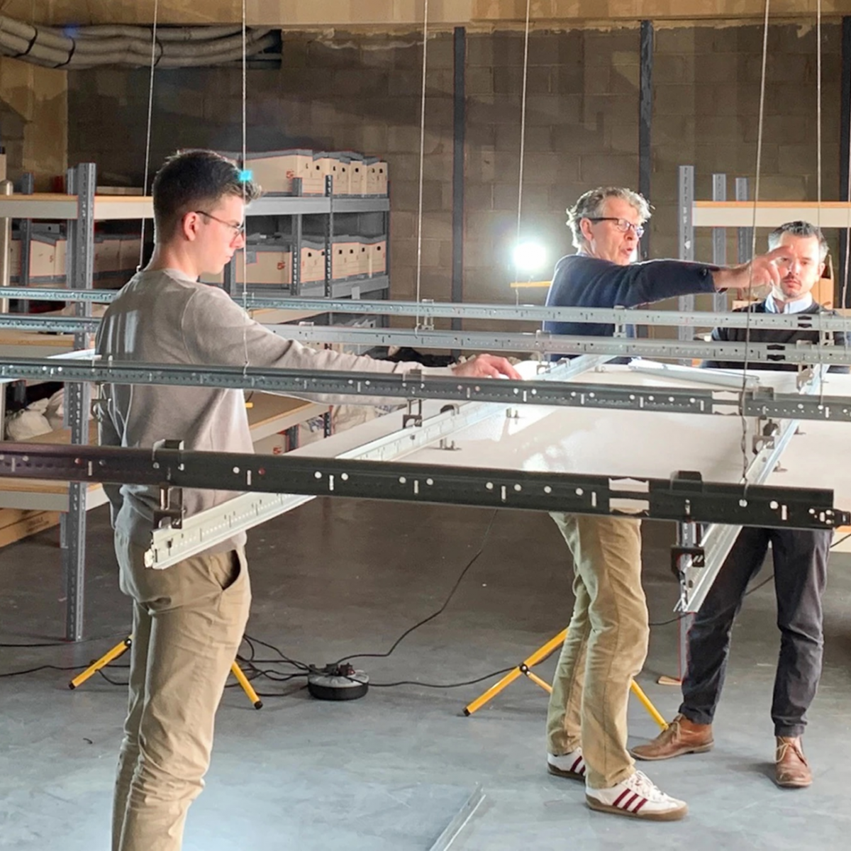 Squareone provided comprehensive support for the development of the Sonify ceiling system by Zentia, from the initial sketches to installation.