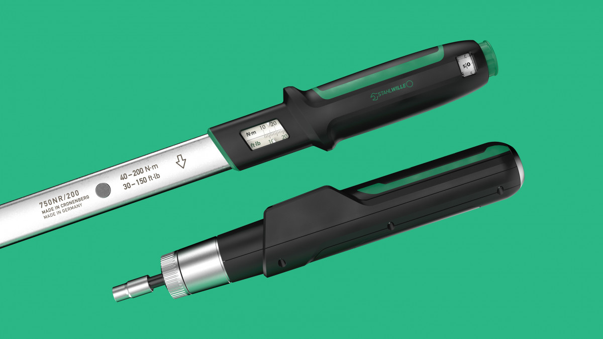 Outstanding design for Stahlwille torque wrenches