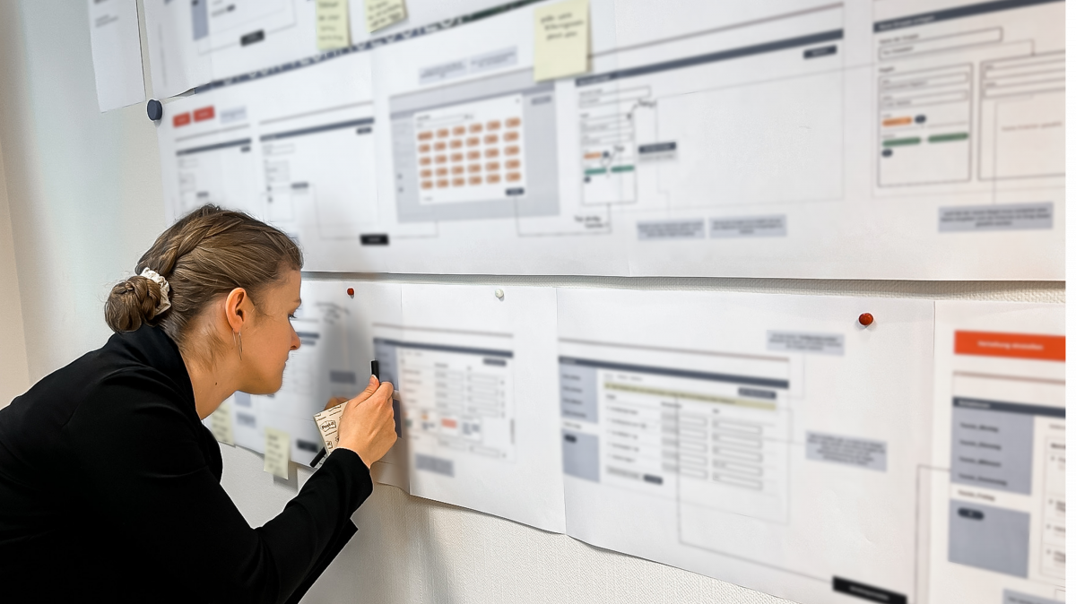 A joint workshop with Kannegiesser moderated by Squareone to discuss wireframe workflows