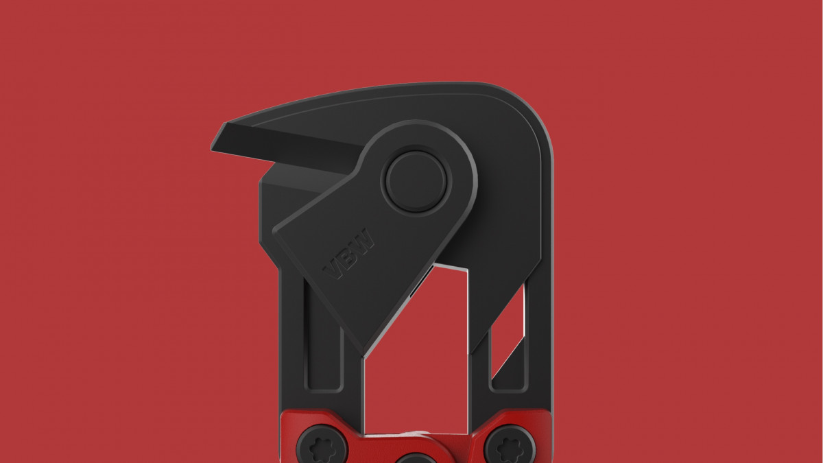 Detailrendering des VBW Bolzenschneiders, gestaltet von Squareone