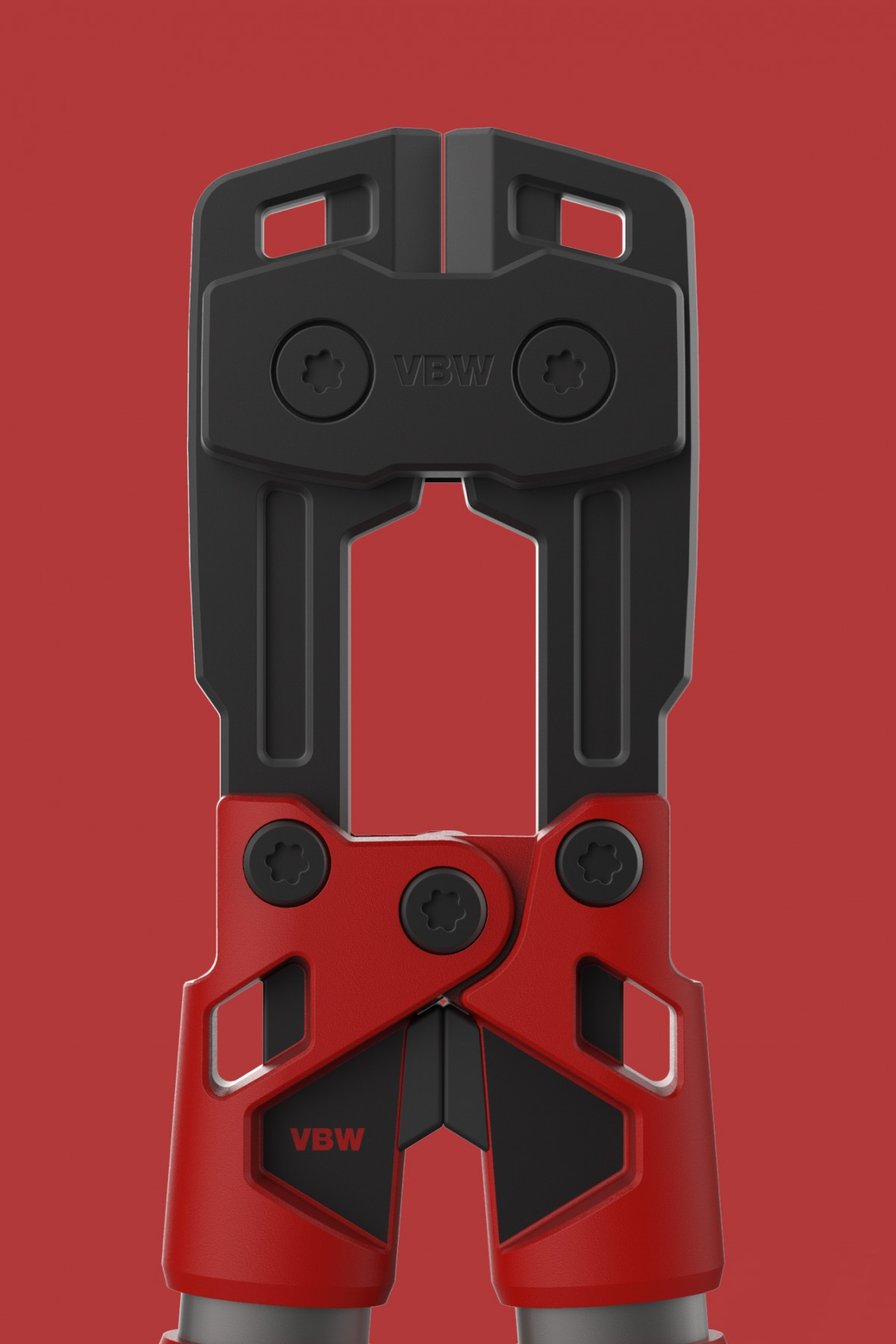 Detailed rendering of the VBW bolt cutter, designed by Squareone